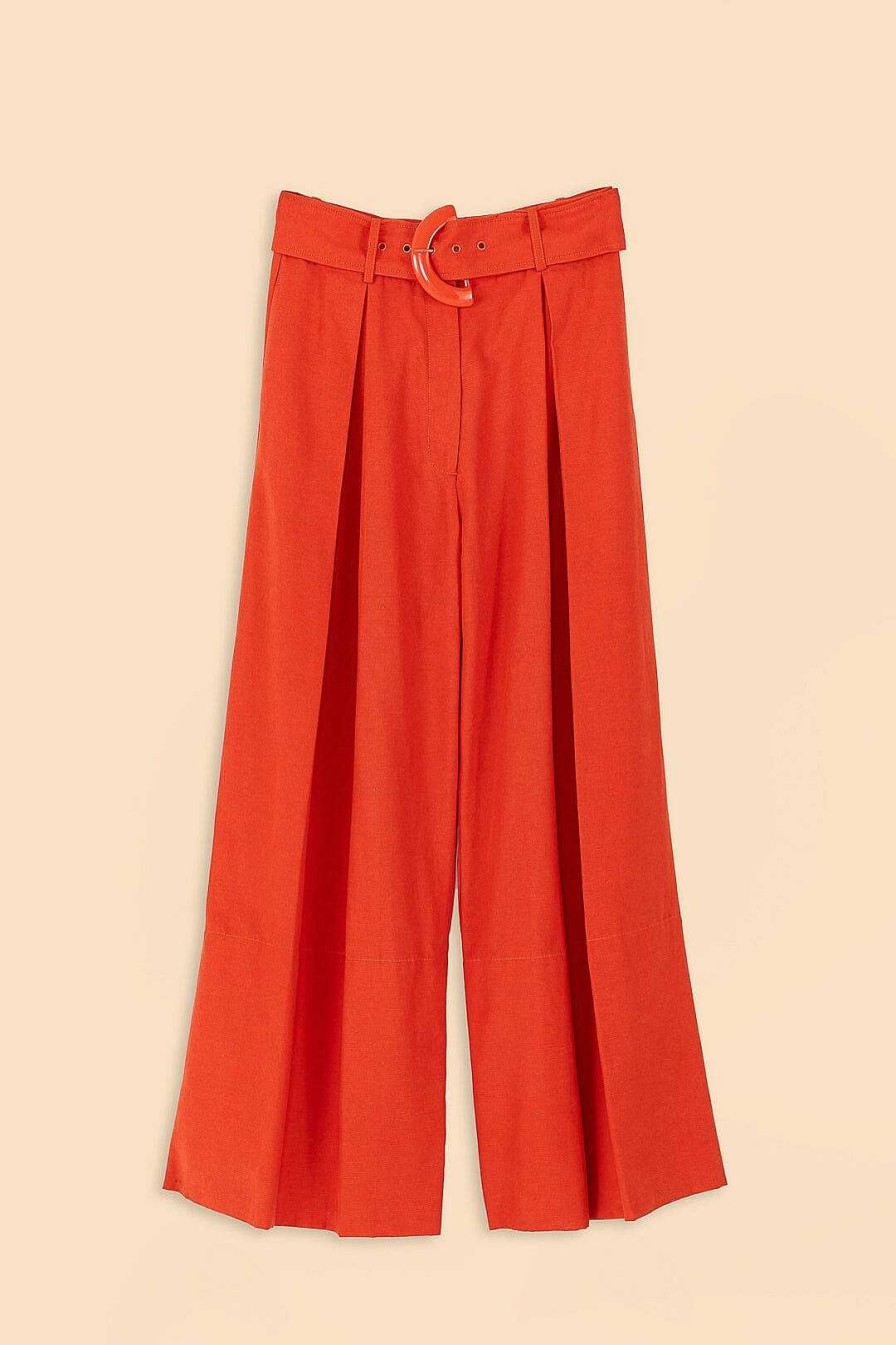 Bottoms FARM Rio | Orange Tailored Pants