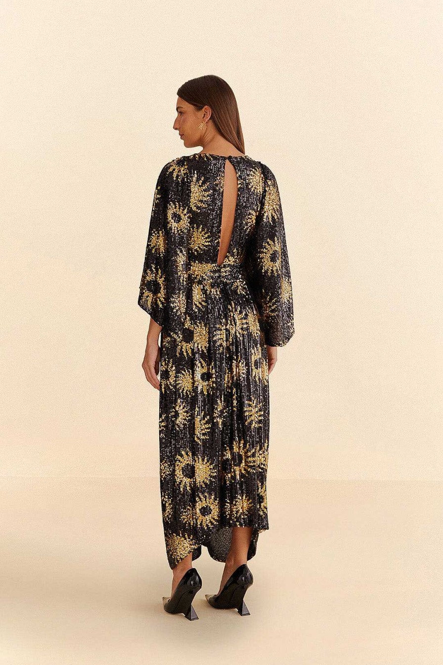 Dresses FARM Rio | Sunny Mood Sequin Maxi Dress