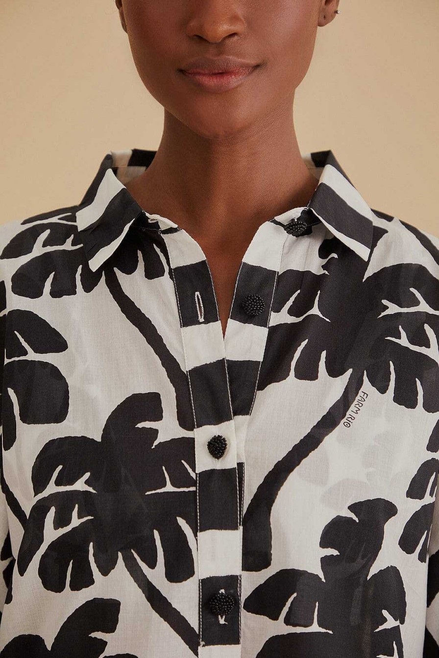 Tops, Shirts & Blouses FARM Rio | Coconut Kimono Shirt