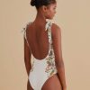 Dresses FARM Rio | White Banana Vitamin One Piece Swimsuit