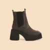 Shoes FARM Rio | Black Block Heel Chelsea Boot