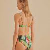 Swimwear FARM Rio | Banana Foliage High Waisted Bikini Bottom