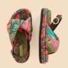 Shoes FARM Rio | Banana Leaves Puffy Flat Sandal