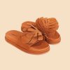 Shoes FARM Rio | Caramel Monstera Anatomic Slide Sandal