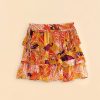 Bottoms FARM Rio | Beige Jungle Panther Mini Skirt