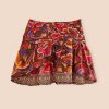 Bottoms FARM Rio | Brown Bright Flora Mini Skirt