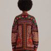 Knitwear FARM Rio | Mixed Tapestry Prints Knit Cardigan