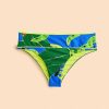 Swimwear FARM Rio | Blue Banana Leaves Bikini Bottom