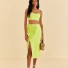 Tops, Shirts & Blouses FARM Rio | Lime Sleeveless Crop Top