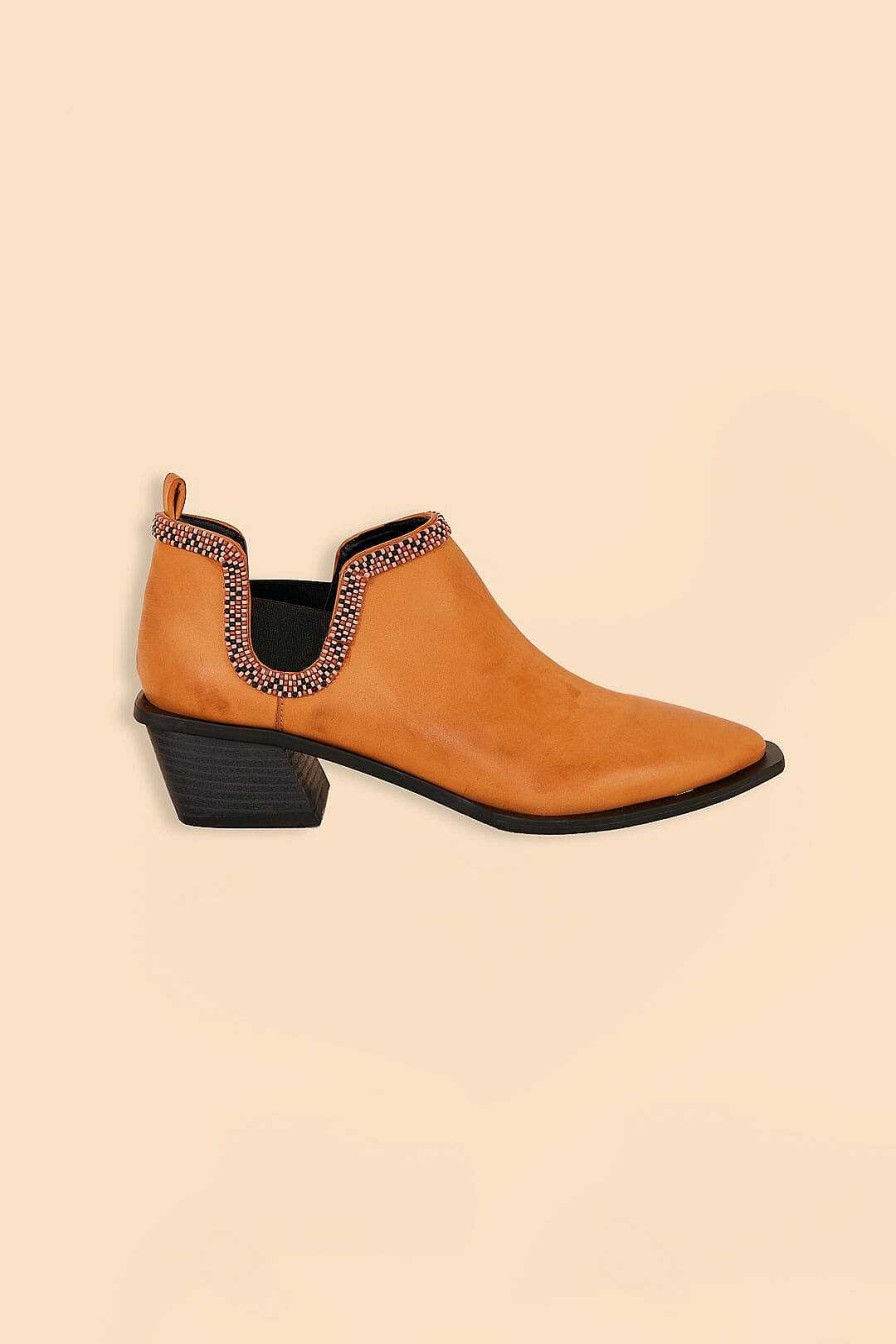 Shoes FARM Rio | Caramel Low Cut Boot