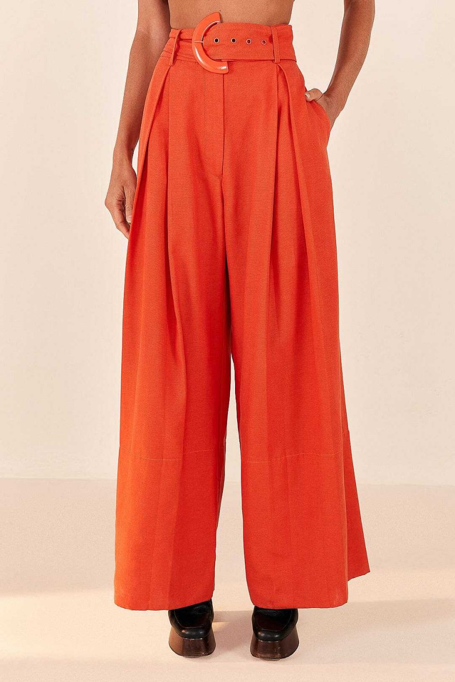 Bottoms FARM Rio | Orange Tailored Pants