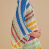 Tops, Shirts & Blouses FARM Rio | Mixed Stripes Crochet Kimono