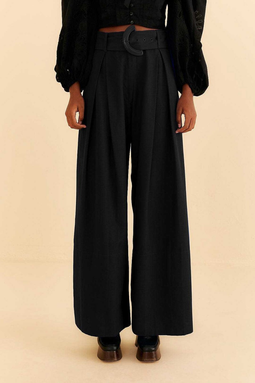 Bottoms FARM Rio | Black Tailored Pants