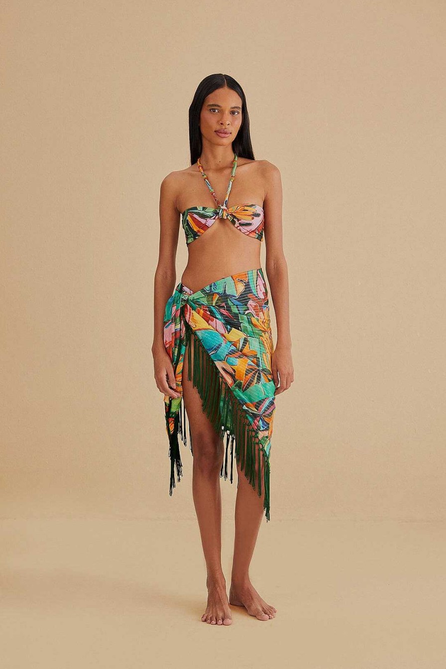 Swimwear FARM Rio | Banana Foliage Sarong