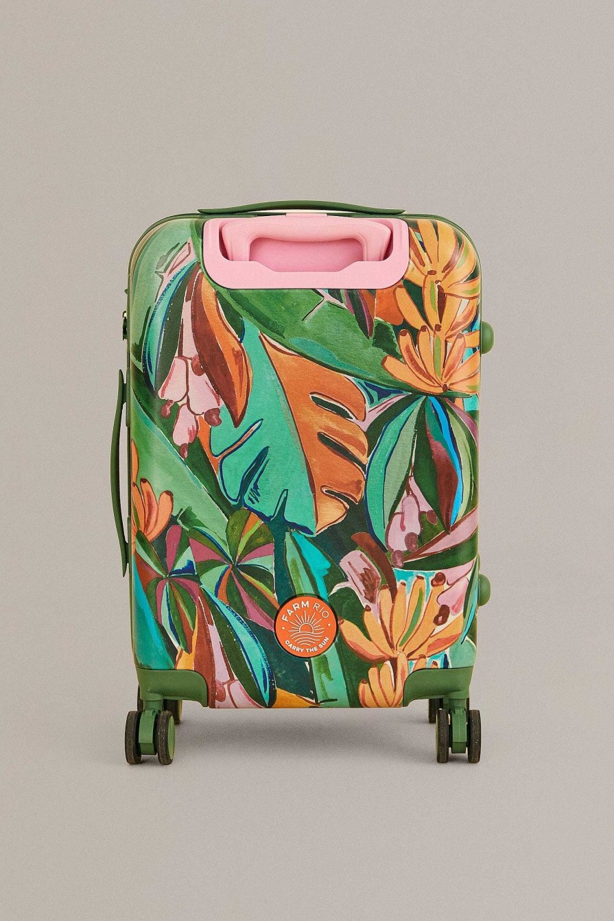 Accessories FARM Rio | Banana Foliage Carry The Sun Suitcase