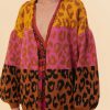 Knitwear FARM Rio | Mixed Leopards Knit Cardigan