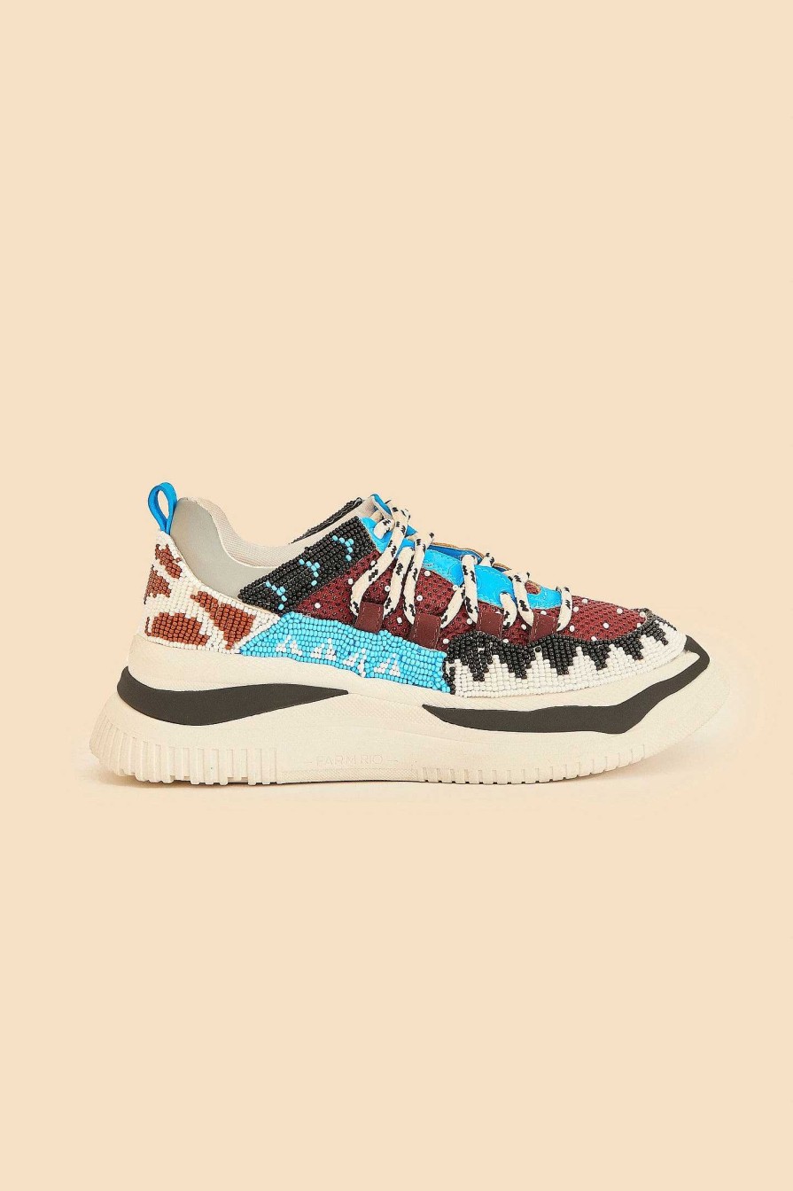 Shoes FARM Rio | Multicolor Beaded Sneaker