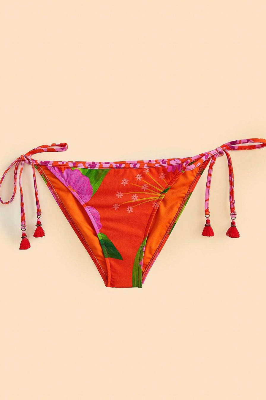 Swimwear FARM Rio | Romantic Garden & Leopard Pop Bikini Bottom