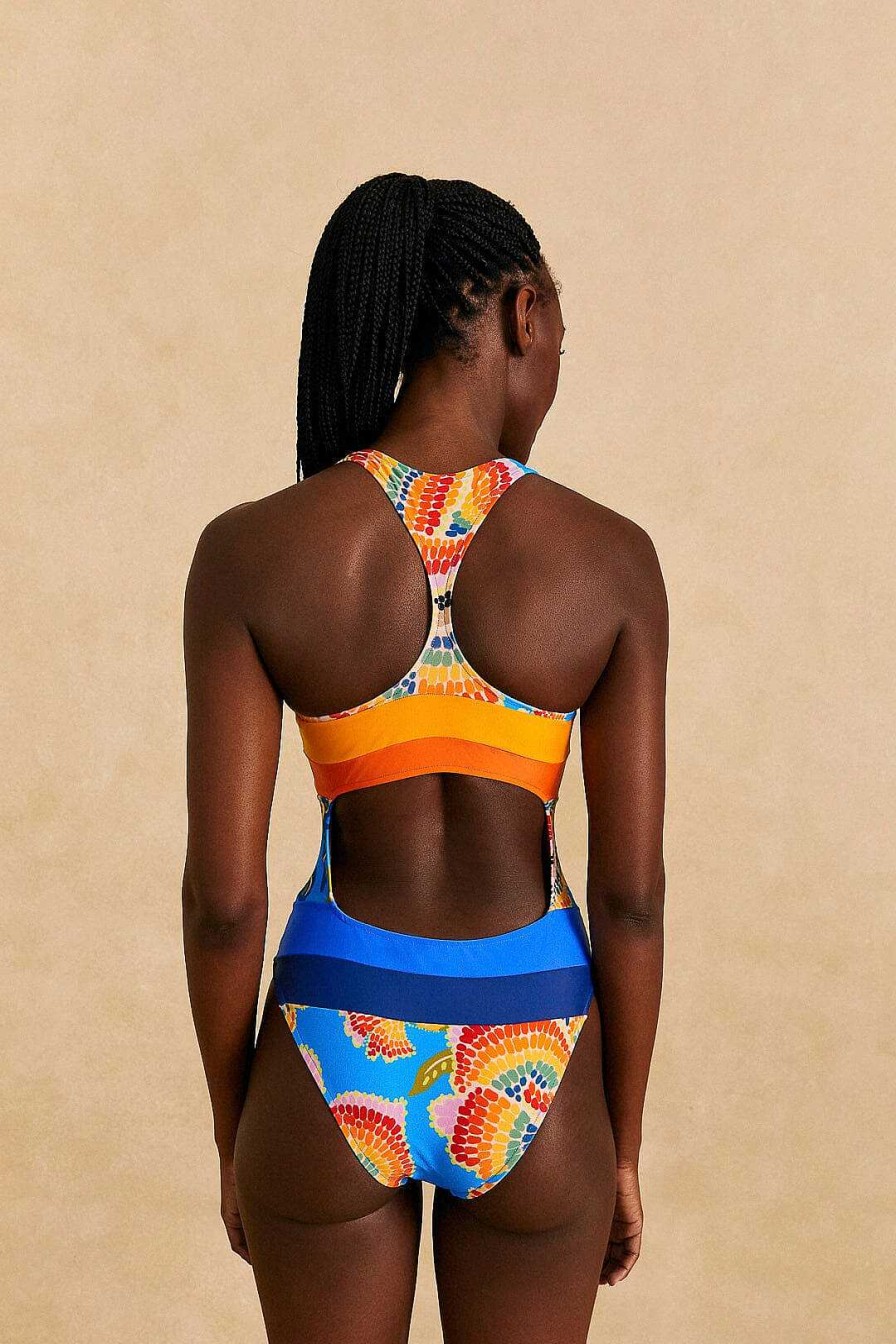 Swimwear FARM Rio | Dewdrop Spectrum One-Piece Swimsuit