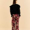 Bottoms FARM Rio | Black Banana Dots Low Waisted Pants