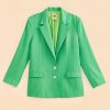 Outerwear FARM Rio | Bright Green Blazer