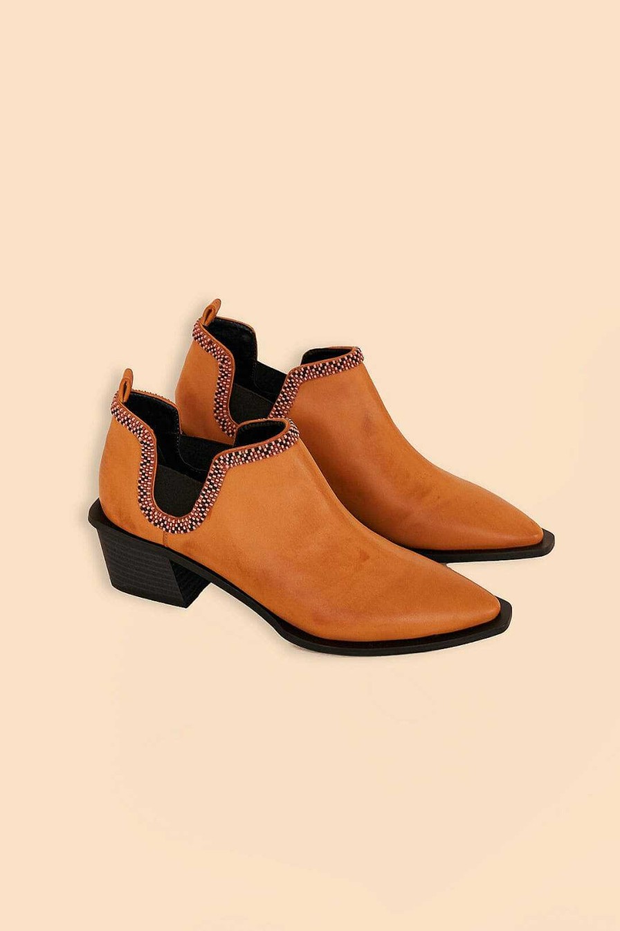 Shoes FARM Rio | Caramel Low Cut Boot