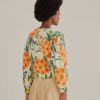 Knitwear FARM Rio | Off-White Pineapple Bloom Knit Cardigan