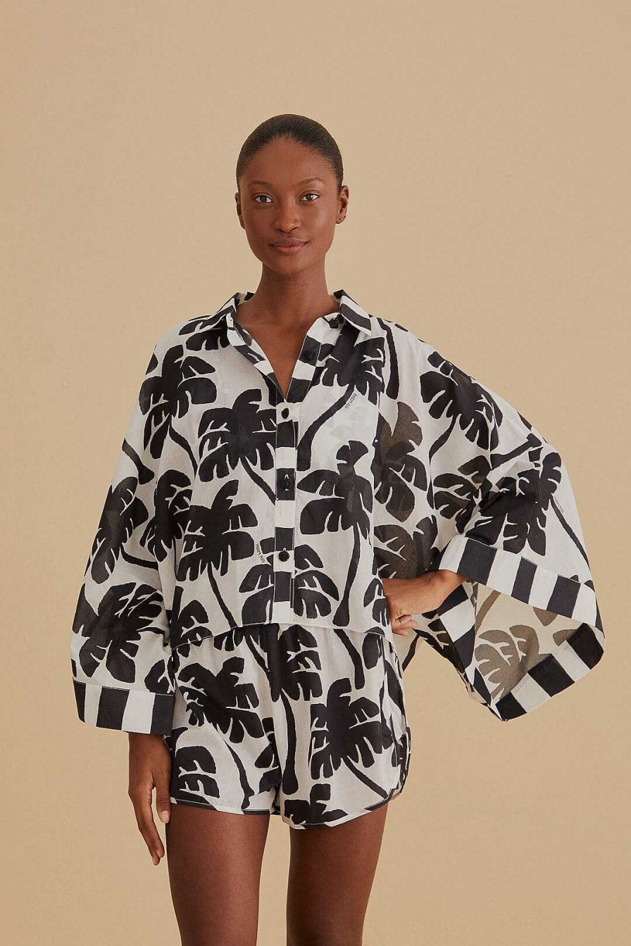 Tops, Shirts & Blouses FARM Rio | Coconut Kimono Shirt