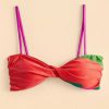 Swimwear FARM Rio | Colorful Leaves Bikini Top